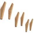 thumbnail image 4 of Gancho de madera japonés creativo modernista madera de caucho color original Kuyhfg Sin marca, 4 of 5