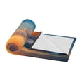 thumbnail image 3 of PHELIKA Ocean Waves Beach Sand Seaside Sunrise 03 All Season Soft Throw Blanket Lightweight Flannel Fleece Blankets 60" x 80", 3 of 8