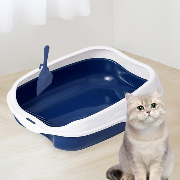 Caja de arena para gatos Bandeja de arena para mascotas