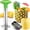 Green, variant on Zulay Kitchen Pineapple Cutter and Corer Stainless Steel Slicer Tool for Easy Removal, Royal Blue