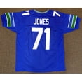 thumbnail image 2 of Seattle Seahawks Walter Jones Autographed Blue Jersey MCS Holo 124675, 2 of 2