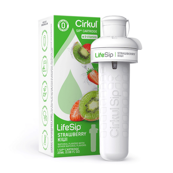 Cirkul LifeSip Strawberry Kiwi Flavor Cartridge, Drink Mix, 1-Pack