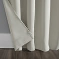 thumbnail image 5 of Sun Zero Brant Energy Saving Blackout Tab Top Curtain Panel, 40"X95", Pearl, 5 of 9