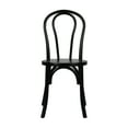 thumbnail image 6 of Merrick Lane Thonet Style Solid Wood Dining Chair with Stackable Design and Elegant Finish in Black, 6 of 11