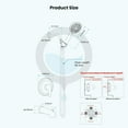 thumbnail image 6 of Bathroom Shower Head Kit High Pressure Combo System Shower Faucet 6 Modes ABS Handheld Spray Shower Trim Kit Valve Included Shower Head and Handle Set Matte Black, 6 of 17