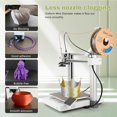 thumbnail image 4 of Filamento Pla De Seda 3Dhojor Filamento De Impresora 3D Pla De Doble Color Dorado Y Plateado De 1,75 Mm Bobina De Coextrusión 2 En 1 (2,2 Libras) Filamento De Impresión 3D Precisión Dimensional +/- 0,, 4 of 5