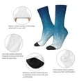 thumbnail image 3 of Vsdgher Christmas Snowflakes Crew Socks for Men & Women, Breathable Casual Athletic Ankle Socks, 3 of 6
