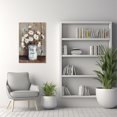 thumbnail image 5 of ZHONGYUTONG Cotton Flower Canvas Wall Art Rustic Vintage Cotton Painting Farmhouse Floral Picture Print for Bedroom Decor Framed (16.00" x 24.00"), 5 of 5