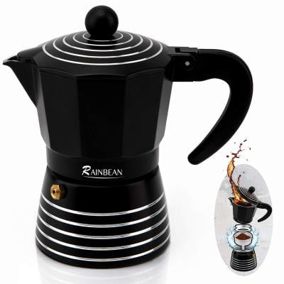 Aluminum Stovetop Espresso Coffee Maker Latte Moka Pot Percolator 3 cup 