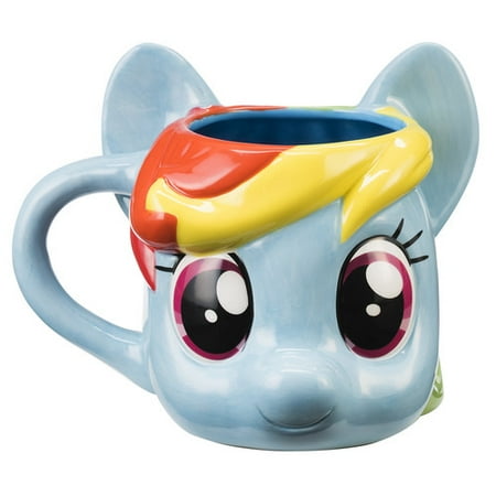 UPC 733966088774 product image for Vandor LLC My Little Pony Rainbow Dash Sculpted Ceramic Coffee Mug | upcitemdb.com