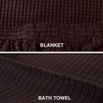 thumbnail image 2 of （6 PCS BROWN）Easy-Going Stretch Dining Chair Cover Soft Seat Cushion, Non-Slip Dining Room Chair Cover, Machine Washable, 2 of 5