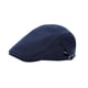 thumbnail image 3 of Sombrero Newsboy Ajustable para hombre Mujer Gorra Plana Cabbie Azul oscuro, 3 of 10