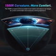 thumbnail image 5 of KTC 32 Inch 240Hz Curved Gaming Monitor 1500R 1080P 125% sRGB 1ms, FreeSync/G-Sync HDR10, HDMI/DP/USB Ports, VESA, Tilt Adjustable, Xbox PS5 Switch, Black, 5 of 14