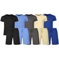 thumbnail image 2 of Men’s 2 Piece Athletic Tee & Short Active Set (S-2XL), 2 of 5