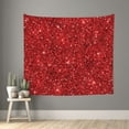 thumbnail image 2 of Balery Red Glitter Pattern Tapestry 60x51 Inches - Large Wall Hanging Tapestry for Bedroom, Living Room, Dorm Decor - Artistic and Aesthetic Room Decor, 2 of 9