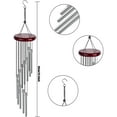 thumbnail image 3 of CHAO Carillones de viento al aire libre Carillones de viento de madera maciza tubo de aluminio carillón de viento naturaleza melodioso musical carillón de viento para jardín, patio, porche, balcón, de, 3 of 5
