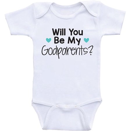 

Will You Be My Godparents - Baby OnePiece Bodysuits Rompers