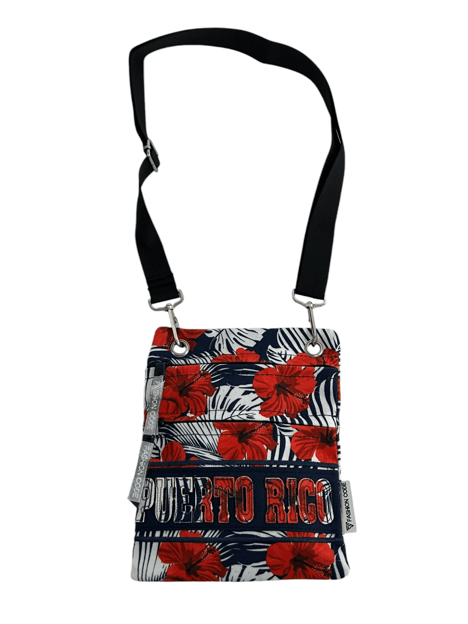 FashionCode Women’s Digital Printed Travel Bag – Puerto Rico Design, Durable Fabric,One Size Blue