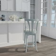 thumbnail image 5 of Hillsdale Furniture Larson Wood Counter Height Swivel Stool, Blue Wire brush, 5 of 14