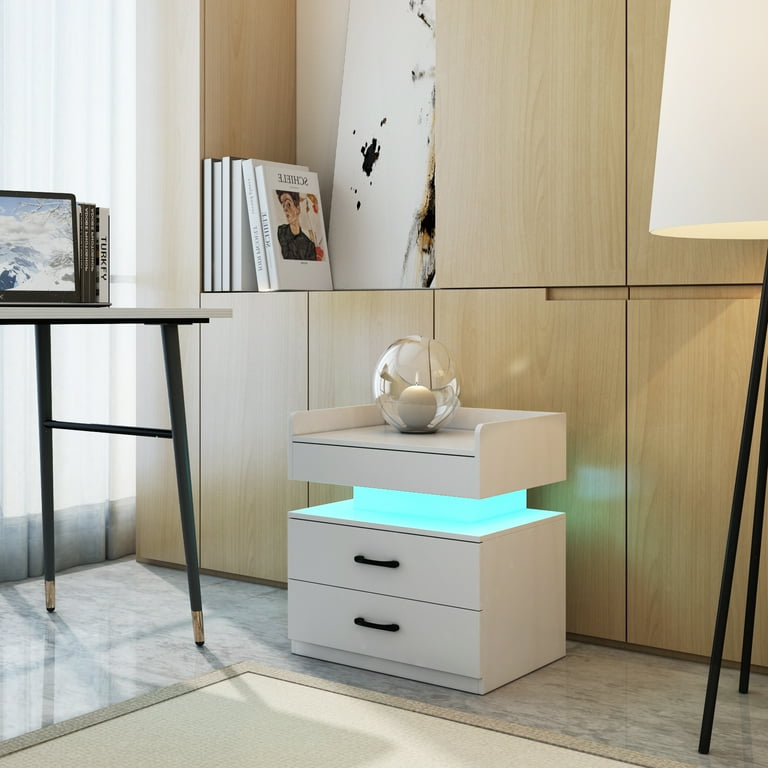 Small bedside deals table with usb