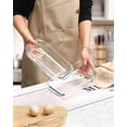 thumbnail image 2 of Mini-1 Quart Glass Baking Dish for Oven, 2 Pcs Single Serving Glass Pan for Cooking Oblong Casserole Dish Rectangular Baking Pan Glass Bakeware, 2 of 8
