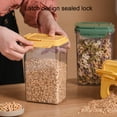 thumbnail image 5 of SSBSM 850ml/1380ml Transparent Food Storage Container Sealed PP Versatile Airtight Grain Food Container Kitchen Supplies, 5 of 8