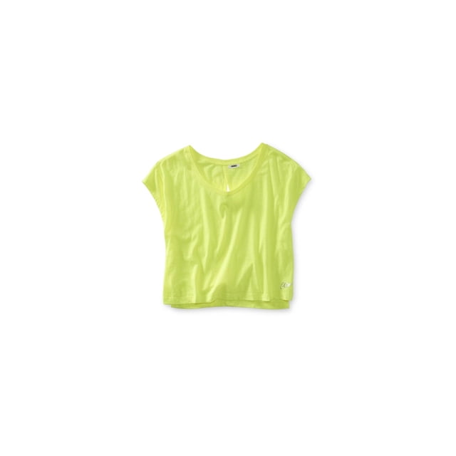 Aéropostale T-shirt de Pyjama de Sommeil à Dos Ouvert pour Femmes, Jaune, Juniors, Grand