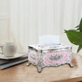 thumbnail image 6 of PEIBang 2Pcs Vintage Tissue Box Cover,Rectangle Tissue Box Holder,Napkin Facial Tissues Holder for Bathroom Toilet Bedroom Living Room Table, 6 of 7
