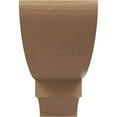 thumbnail image 2 of 5"W x 30"D x 10"H Thin Ridgewood Rough Cedar Woodgrain TimberThane Corbel, Primed Tan, 2 of 6