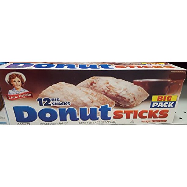 Little Debbie Big Packs 2 Boxes Of Snack Cakes & Pastries (Donut Sticks