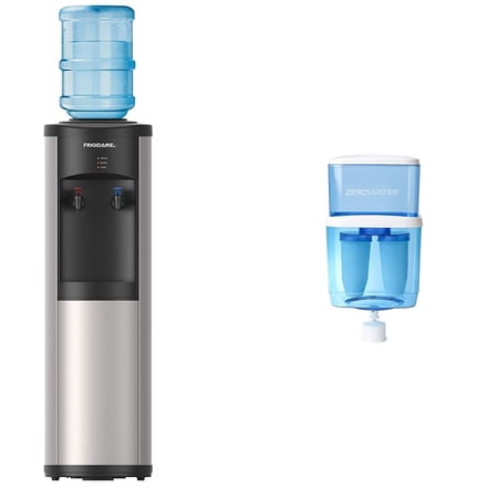 ICEVOKE Distributeur d'eau avec machine à glaçons, refroidisseur d'eau chaude et froide à chargement ICEVOKE Distributeur d'eau avec machine à glaçons, refroidisseur d'eau chaude et froide à chargement