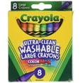 thumbnail image 2 of Crayola Ultra-Clean Crayons, Large, 8 Ct (2 pack) (Bundle), 2 of 5
