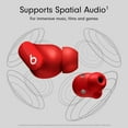 thumbnail image 3 of Restored Beats Studio Buds True Wireless Noise Cancelling Earbuds - Class 1 Bluetooth, 8 Hours of Listening Time, Sweat Resistant, Built-In Microphone - (Red) (Refurbished), 3 of 11