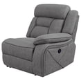 thumbnail image 3 of Higgins Modular Sectional Raf Power Recliner Grey, 3 of 5