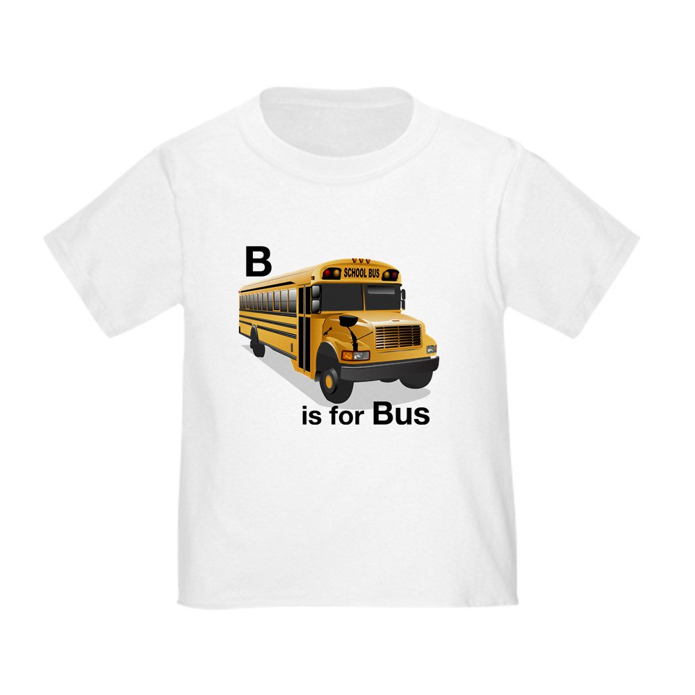 CafePress CafePress B Is For Bus School Bus Toddler T Shirt Cute