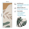 thumbnail image 2 of Brown Boho Plant Pattern Hot Yoga Mat Towel Non Slip for Hot Yoga - Quick-Drying Yoga Mat Cover with 4 Corner Pockets with Travel Bag - Hot Yoga Towel Non Slip Grip Moisture Wicking Sweat 70"x26", 2 of 6