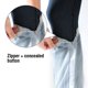 thumbnail image 5 of Funda para zapatos de 40 cm de alto, impermeable, de silicona, para ciclismo, botas de lluvia, antideslizante, resistente a la lluvia, 5 of 5
