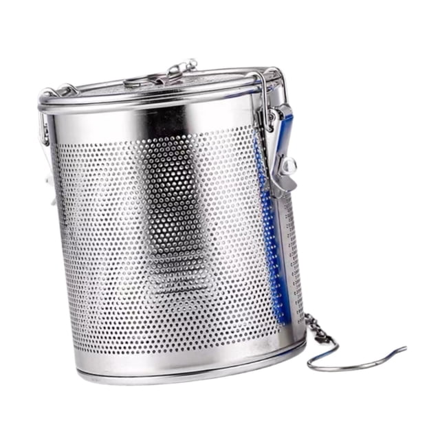 lingqin Mesh Tea Ball Infuser Accessory Lightweight Filter for Restaurant Home Stews 12cmx12cm