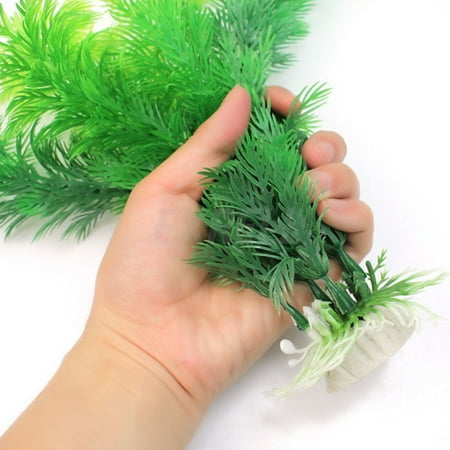 Ustyle Artificial Green Underwater Plant Fish Tank ...