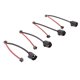 thumbnail image 5 of 4Pcs Ruedas Traseras Delanteras Sensor De Pastillas De Freno Cable De Alimentación Cortado Para Audi Q7 Touareg Soledad Cable del indicador del sensor de freno, 5 of 9