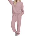 thumbnail image 6 of Sweatsuit Women Casual Comfort Sweat Set Womens Sweatshirts Straight Leg Pants Tracksuit, 6 of 6