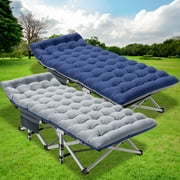 Docred cots Adult Folding Camping Cot with mattress,fold cots ,Portable Sleeping Bed