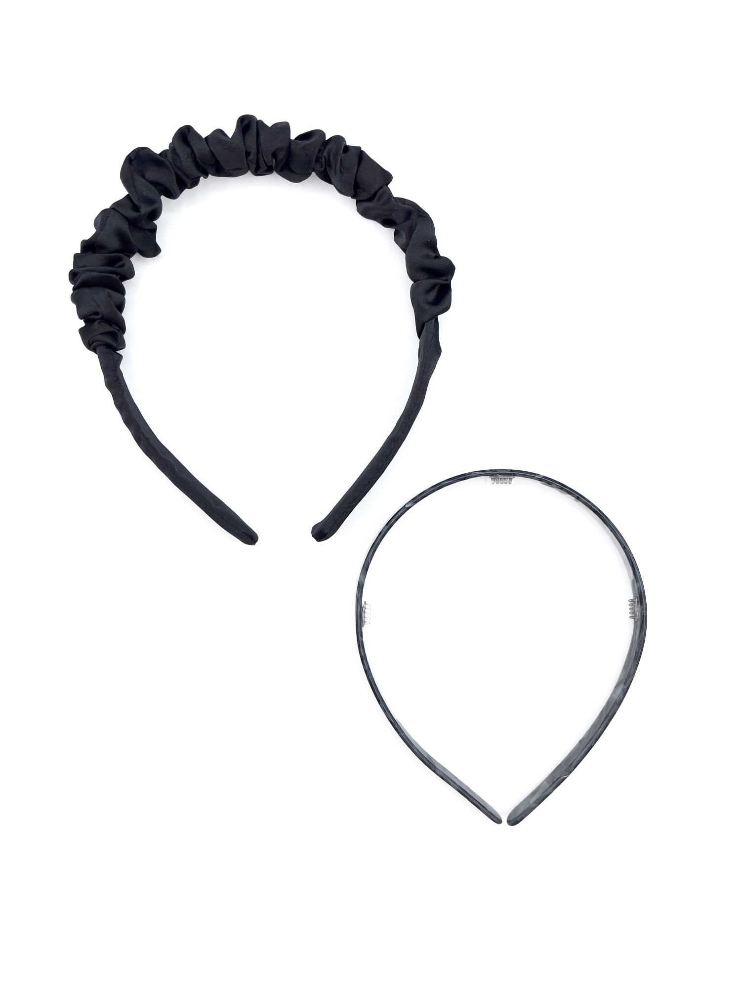 Time and Tru Women's Headband, 2 Pack, Black