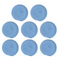 thumbnail image 1 of Hyasfey 8Pcs Cotton Woven Drink Coasters Absorbent Coasters for Coffee Table Braided Coasters Heat-Resistant Table Protection Mat for All Cups, 1 of 8
