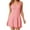 Pink, variant on Tosmy Women Lingerie Sexy Mesh Lace Slip Dress Nightwear