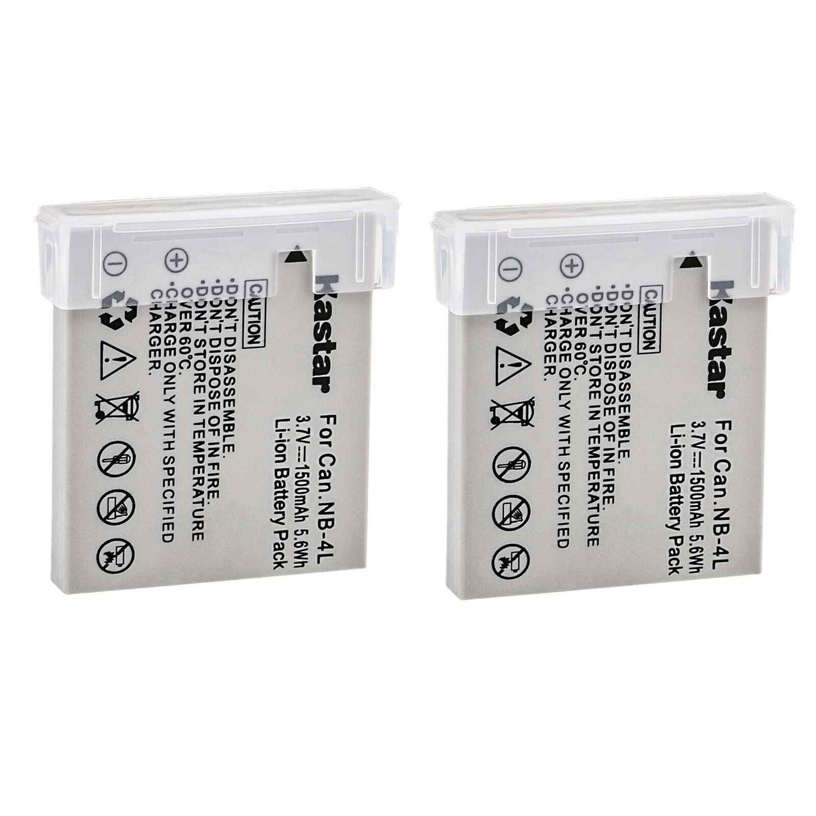 Kastar 2-Pack NB-4L Battery Replacement for Canon PowerShot SD200 PowerShot SD300 PowerShot SD400 PowerShot SD430 PowerShot SD450 PowerShot SD600 PowerShot SD630 Camera