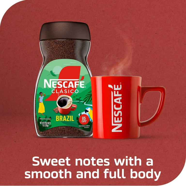 NESCAF√â, Instant Coffee, 7 oz, Brazil Full & Bold Flavor