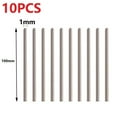 thumbnail image 1 of 10 Pcs Tige Droite Métrique 100mm long Outil de Tour en Acier à Haute Vitesse, 1 of 9