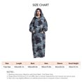 thumbnail image 1 of Blanket Hoodie, Printing Pattern Oversized Hoodie Blanket Sweatshirt  For Halloween, 1 of 6