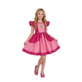 thumbnail image 2 of Youpwaven G'i'rls Princess Flutter Sleeve Costume, Peach Pink Dress Up Birthday Party Halloween Cosplay A-Line Outfit Size 14, 2 of 5